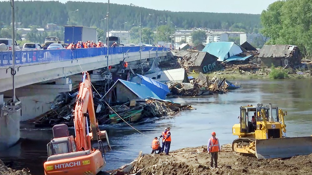 Последствия паводка в Иркутской области