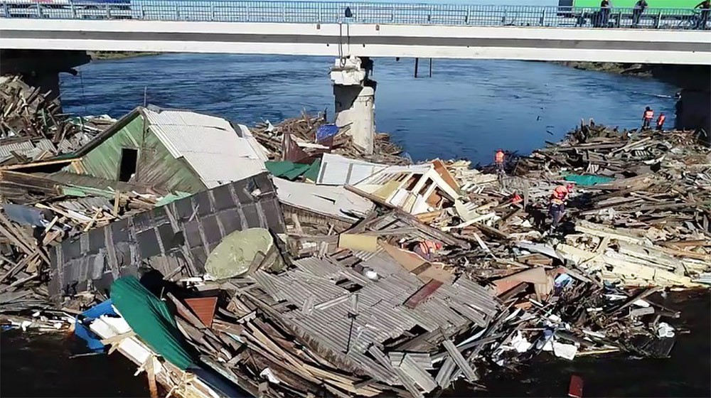 Последствия паводка в Иркутской области