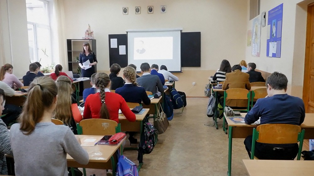 Школьники на Украине