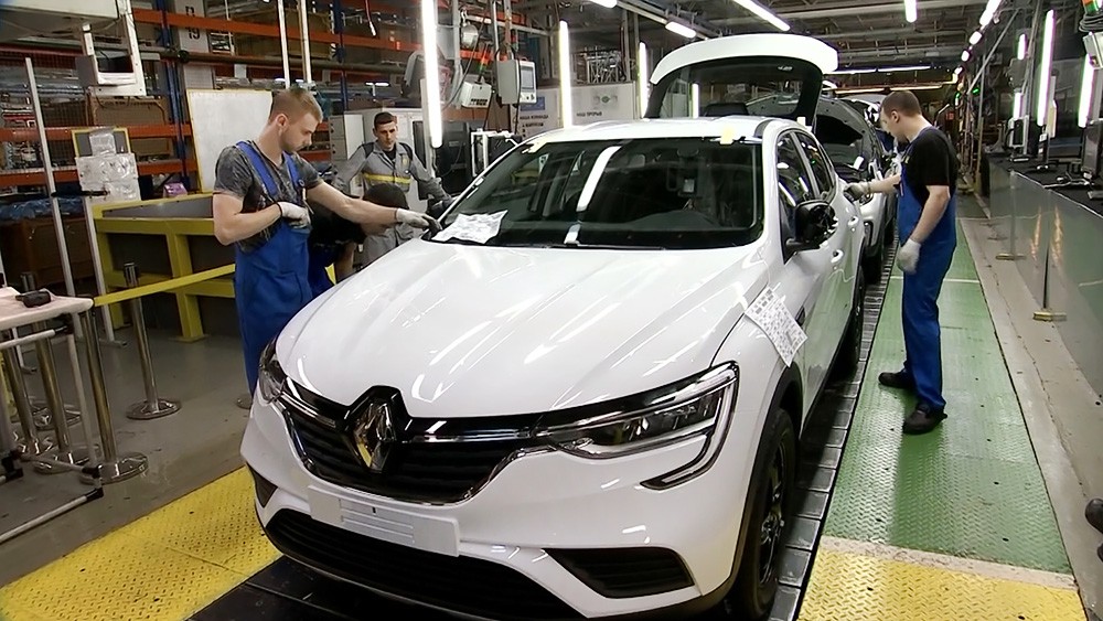 Сборочный цех на заводе Renault
