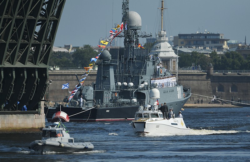 Генеральная репетиция главного военно-морского парада