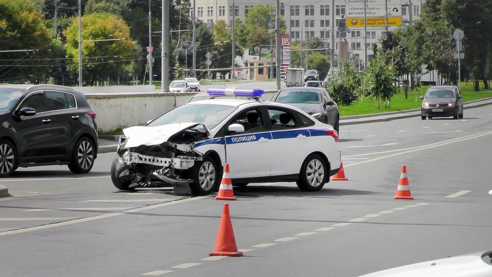 Полицейская машина такси