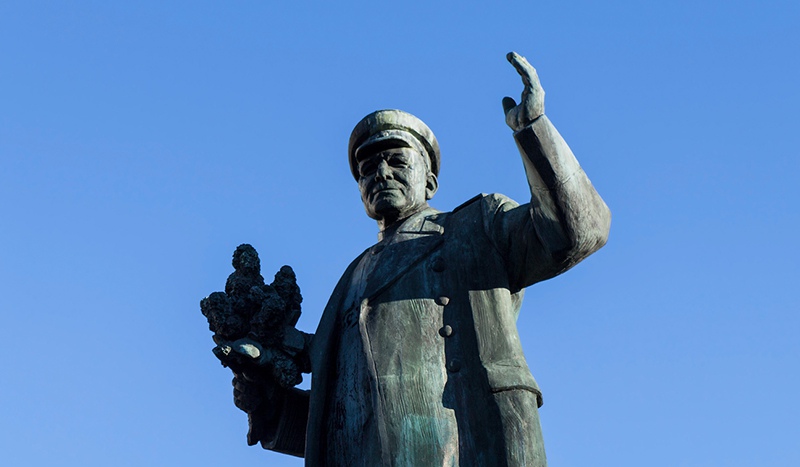 Памятник Коневу в Праге
