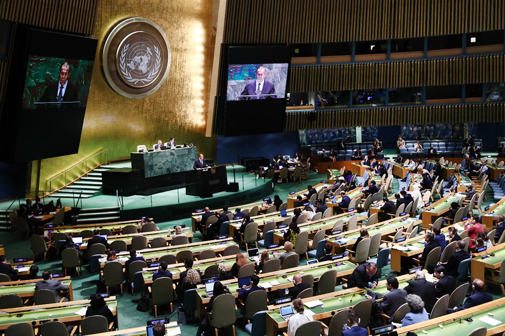 Сергей Лавров на Генассамблее ООН