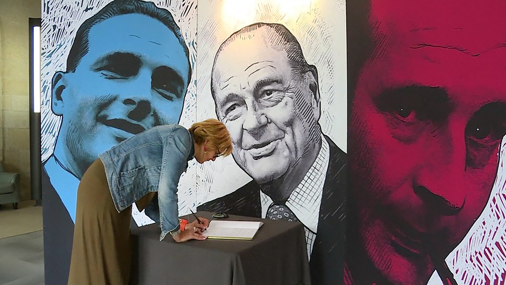 Церемония прощания Жаком Шираком