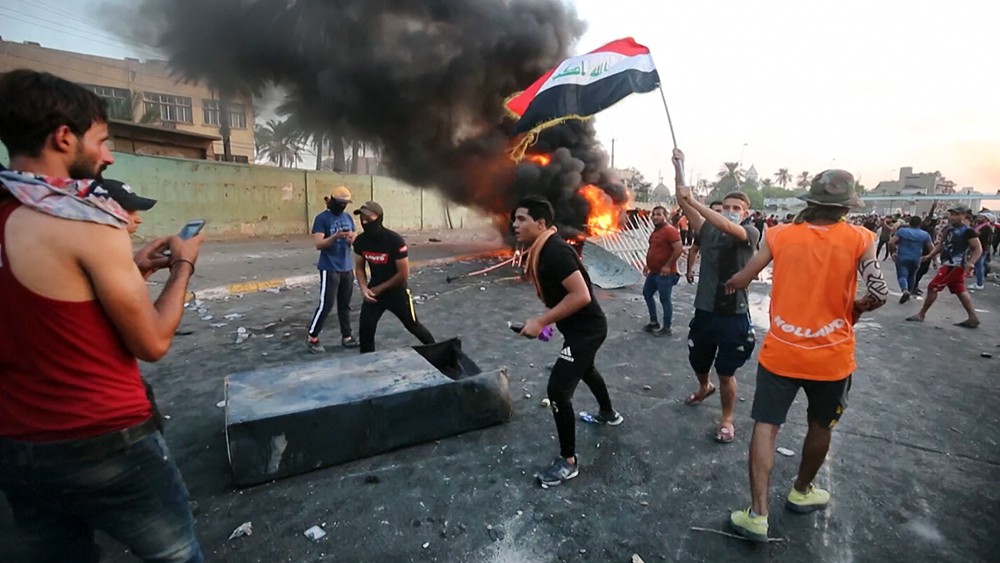 Уличные протесты в Ираке