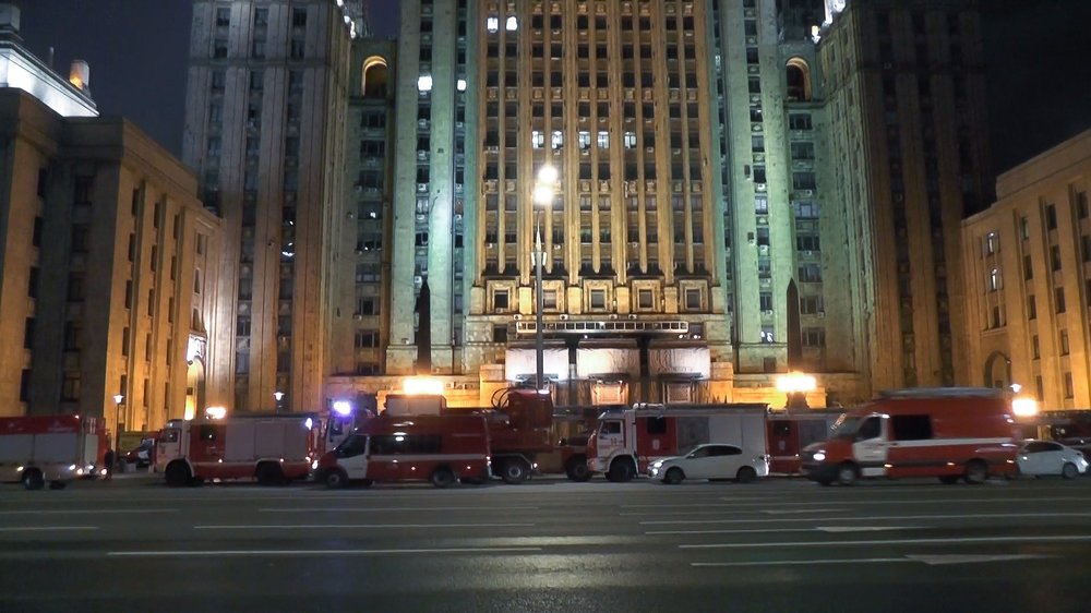 ЧП в здании МИД в Москве
