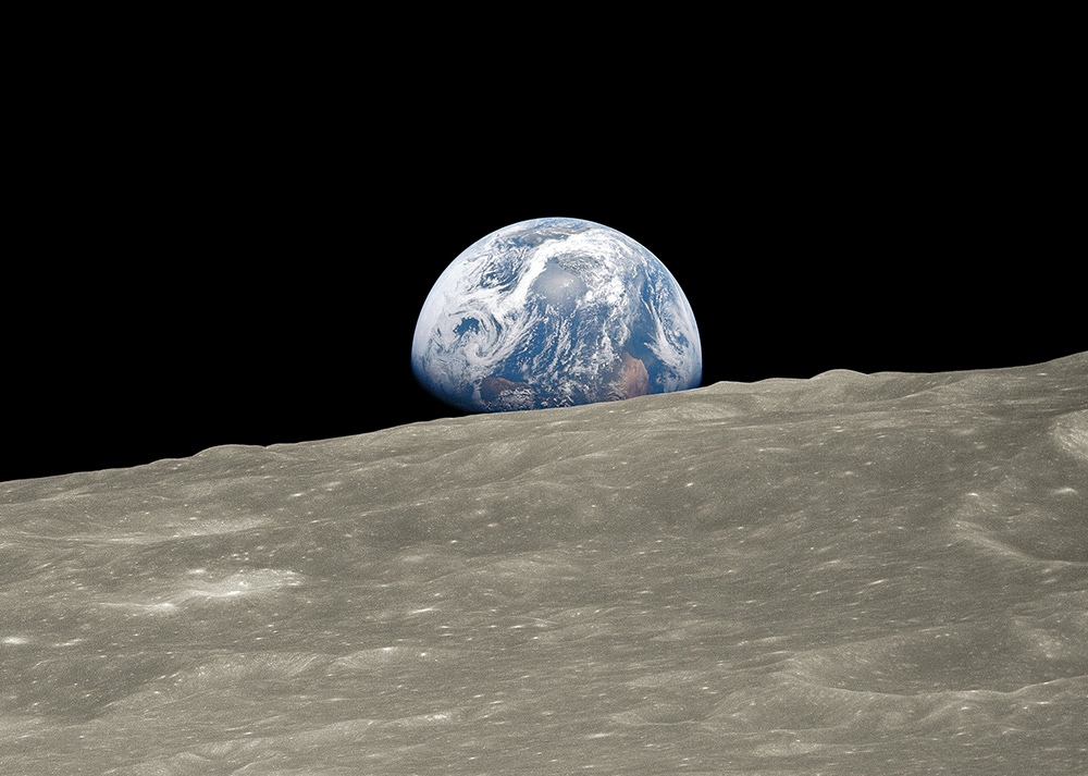 Земля с орбиты луны