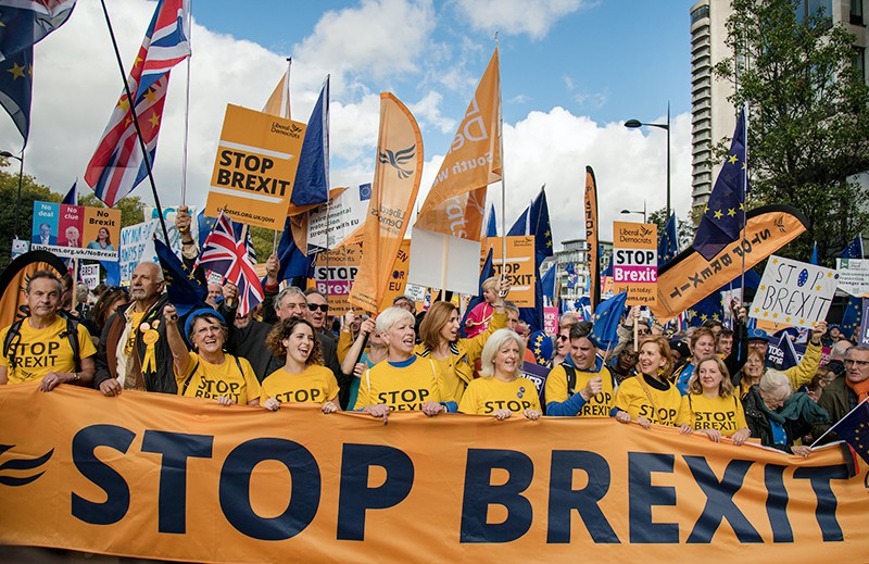 Митинг противников Brexit