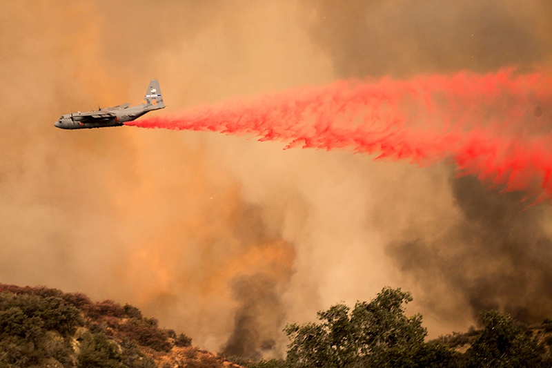 Лесные пожары в Калифорнии 