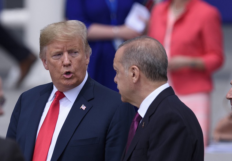 Президент США Дональд Трамп и президент Турции Реджеп Тайип Эрдоган