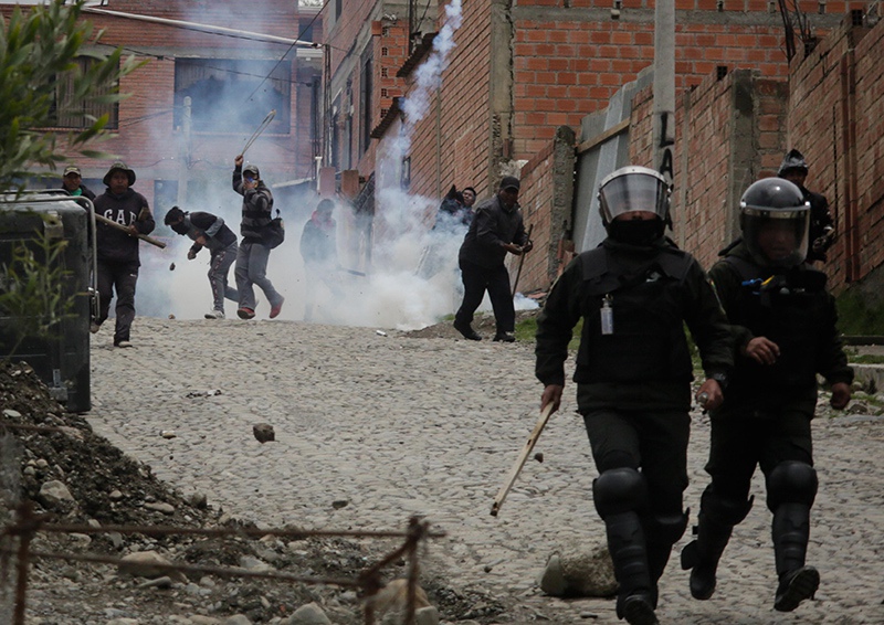 Беспорядки в Боливии 
