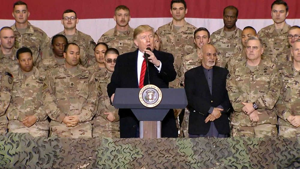 Дональд Трамп прибыл в Афганистан