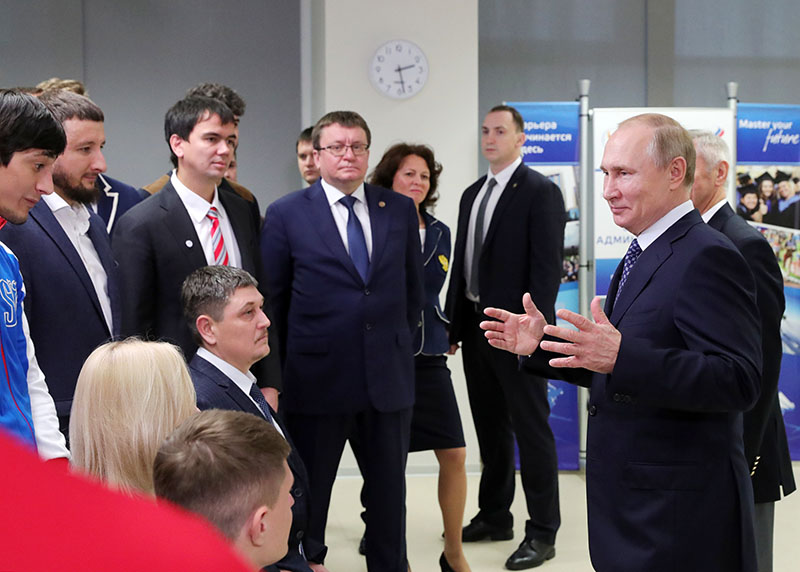Владимир Путин на встрече с российскими спортсменами-паралимпийцами