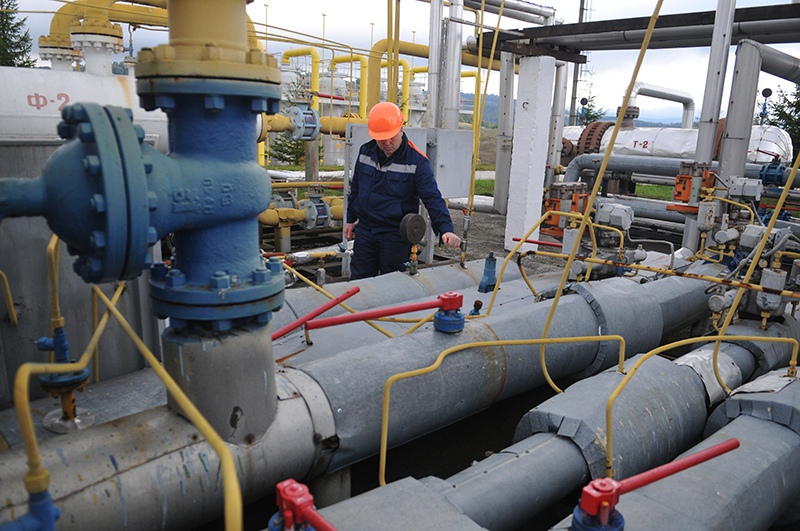 Газовая станция на Украине 