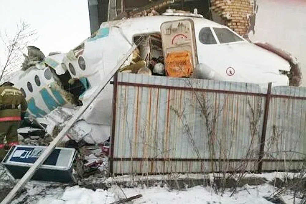 Крушение самолета в Казахстане