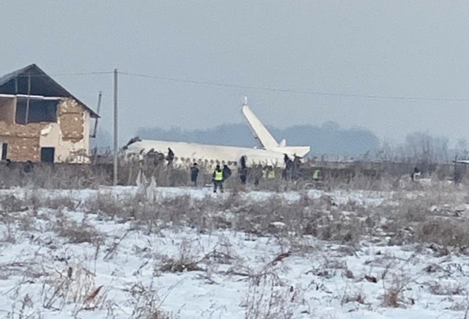 Крушение самолета в Казахстане  