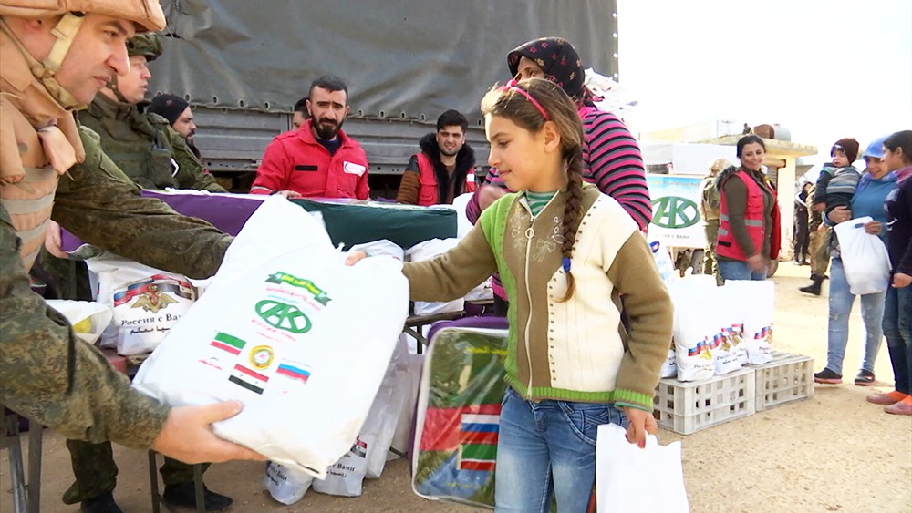 Гуманитарная помощь жителям Сирии