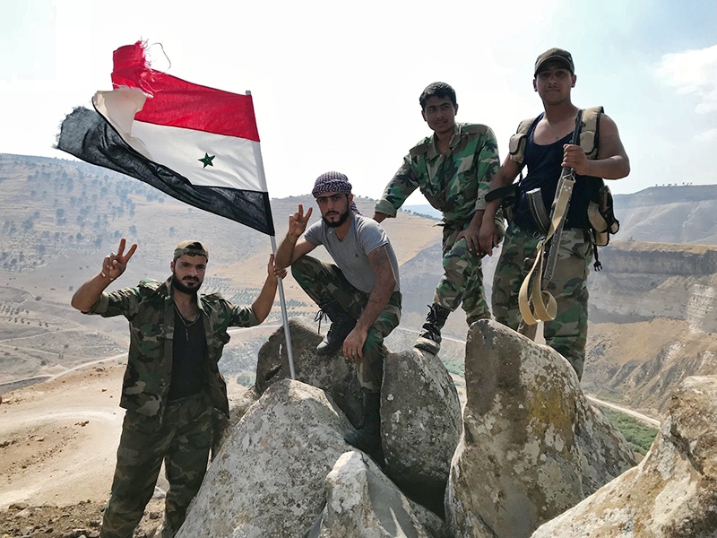 Военнослужащие армии Сирии