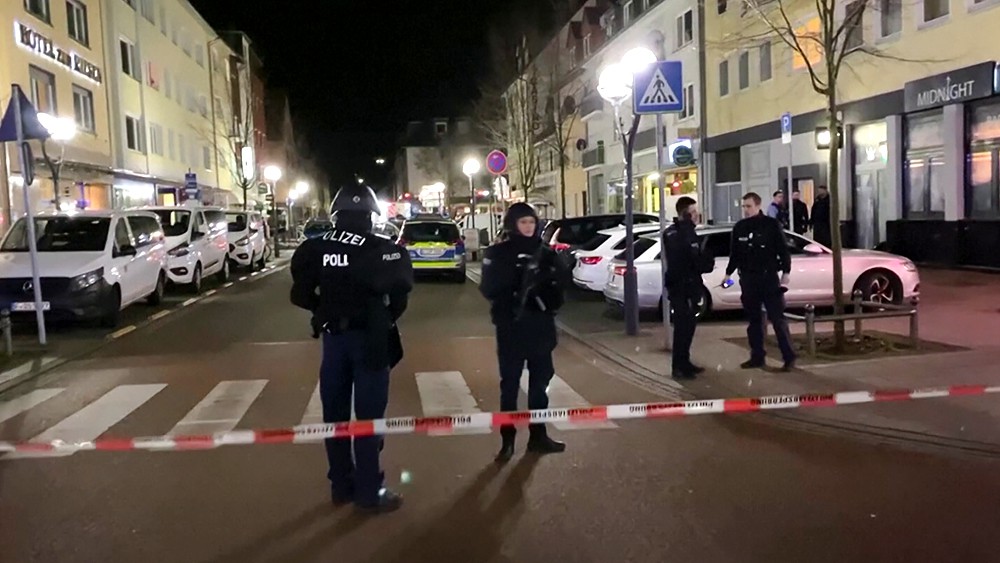 Полиция Германии на месте происшествия