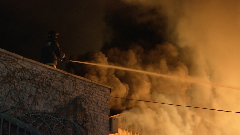 Пожар в Красногорске