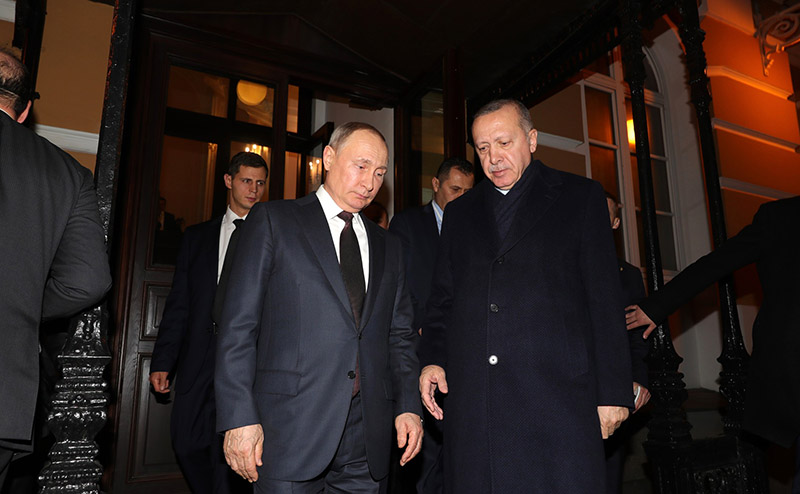 Владимир Путин и президент Турции Реджеп Тайип Эрдоган