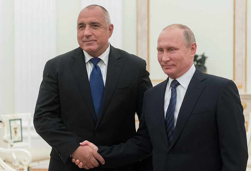 Владимир Путин и премьер-министр Болгарии Бойко Борисов 