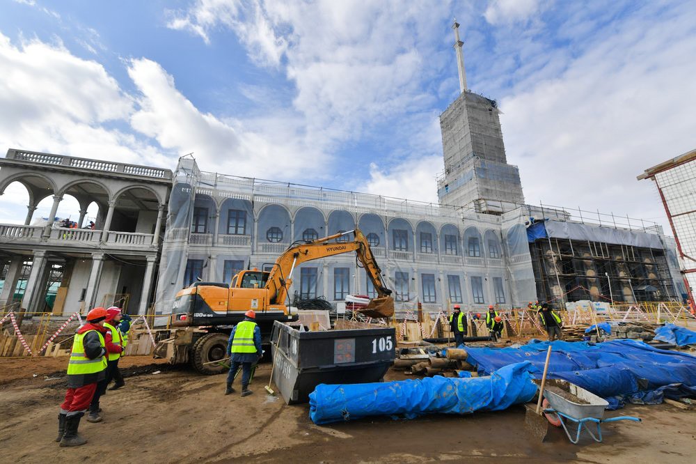 Реконструкция речного вокзала москва