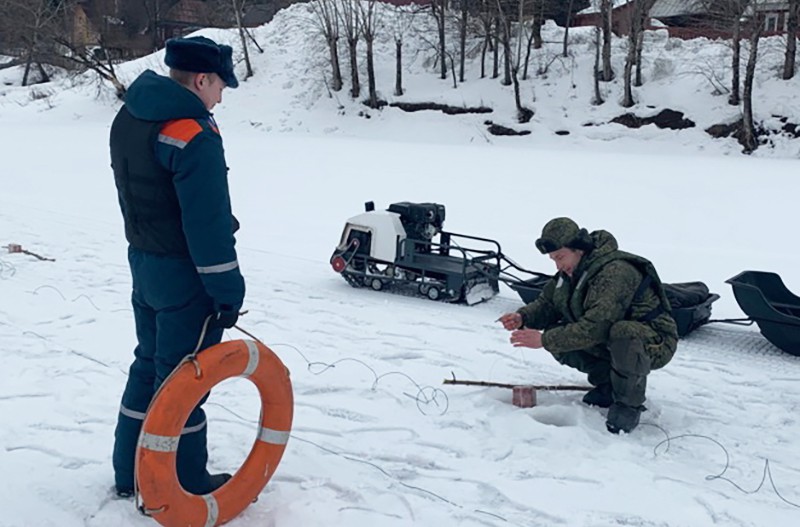 Пункт 47. Противопаводковые мероприятия на Южном Урале. Военные инженеры ЦВО провели подрывные работы на реках Южного Урала.