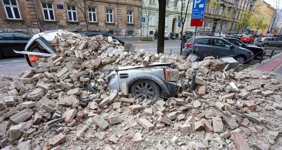 Фото после землетрясения