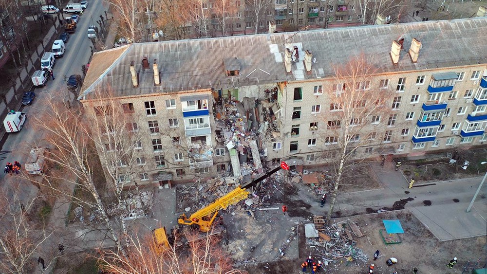 Последствия взрыва газа в жилом доме в Орехово-Зуеве