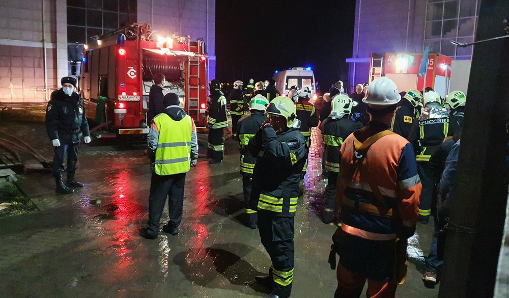 Пожар в московском доме престарелых