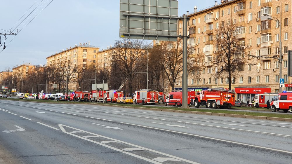 Последствия пожара в Москве