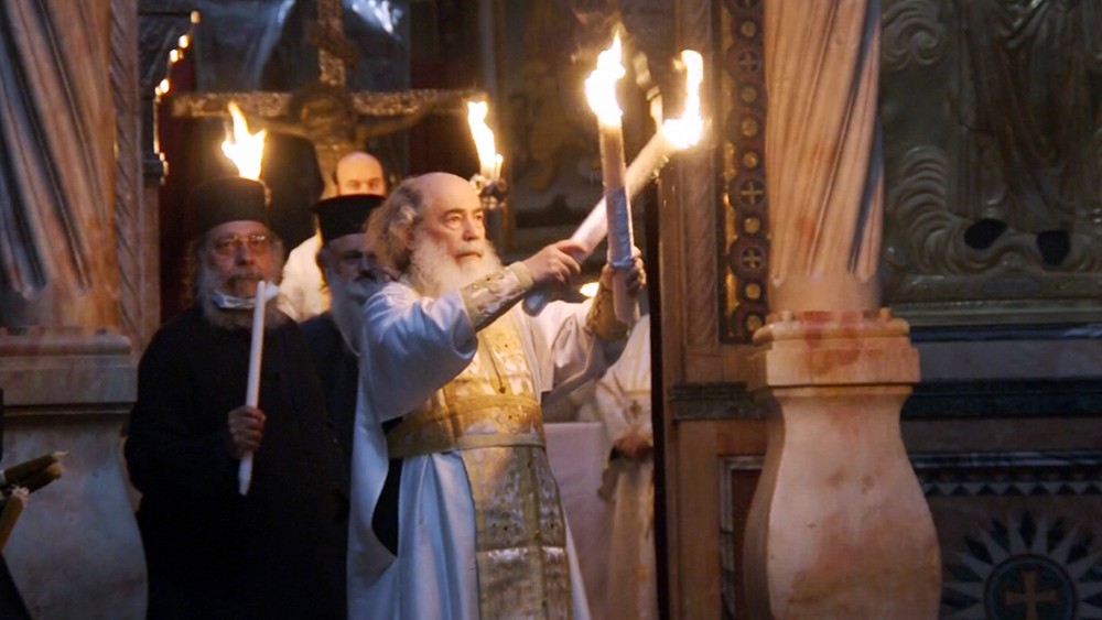 Сошествие Благодатного огня в храме Гроба Господня в Иерусалиме