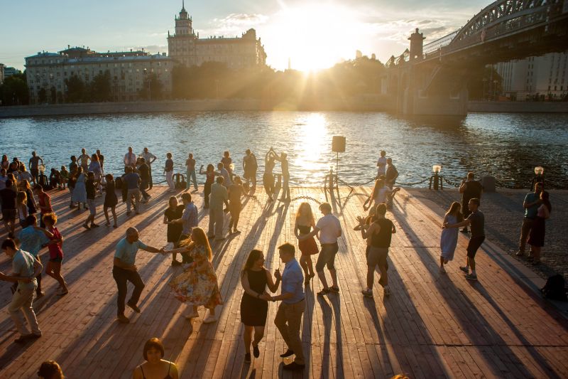 Солнечная погода в Москве