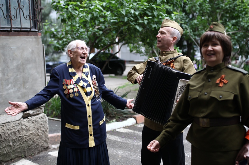 Поздравление ветерана Великой Отечественной войны