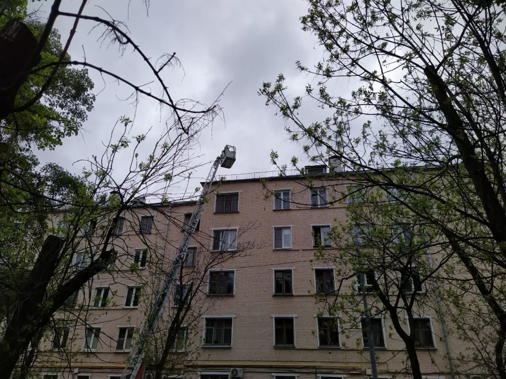 Обрушение перекрытий в жилом доме в Москве