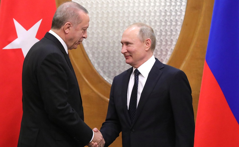 Владимир Путин и Реджеп Тайип Эрдоган  
