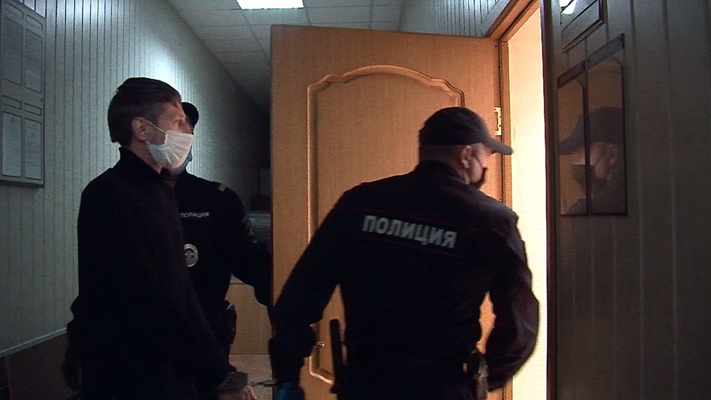 Алексей Барышников, обвиняемый в захвате заложников в отделении банка