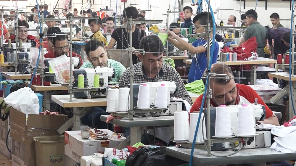 Фабрика детской одежды в Сирии