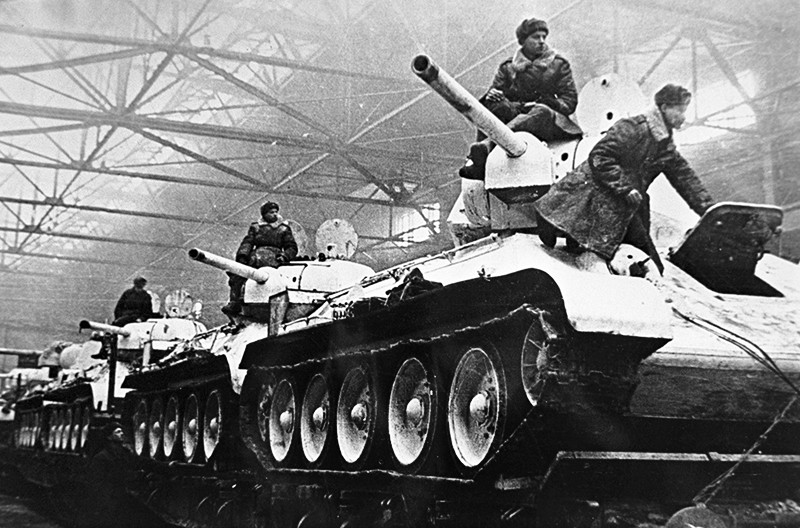 Производство танков во время войны