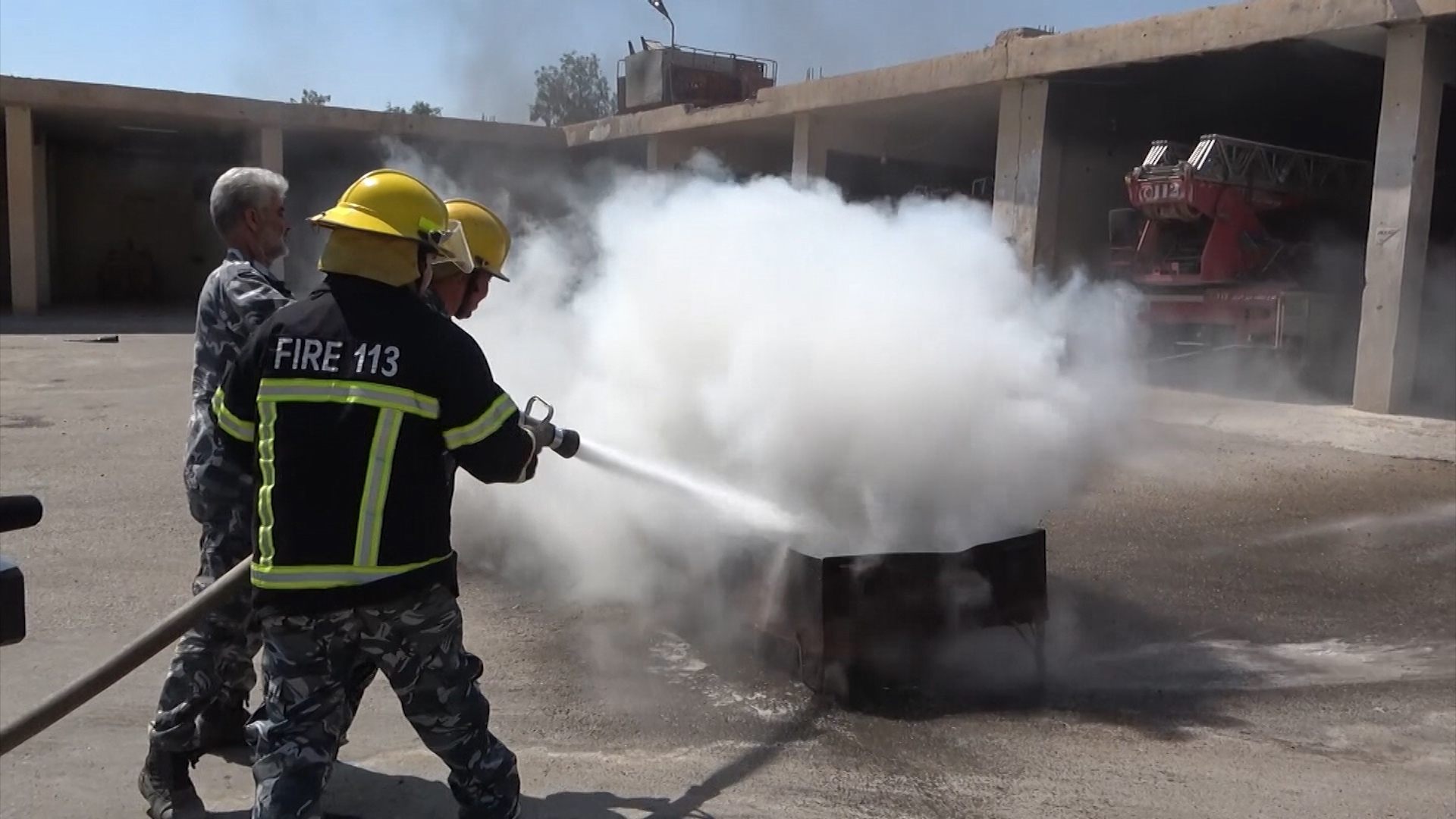 В Сирии восстановили пожарную часть