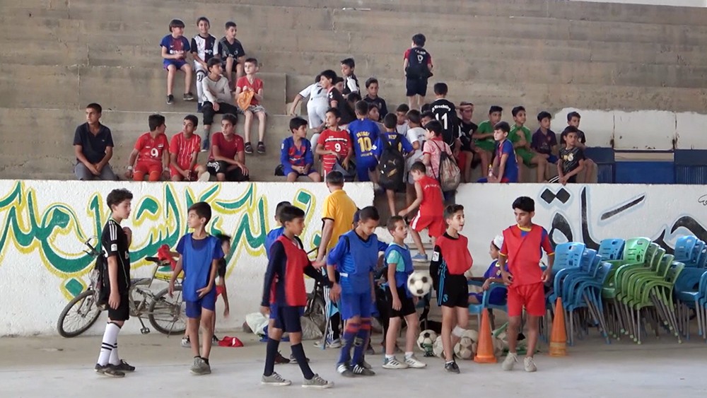 Детская спортивная школа в Сирии