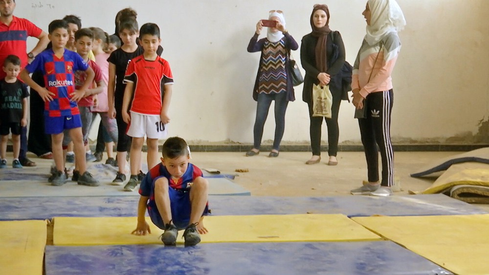 Детская спортивная школа в Сирии