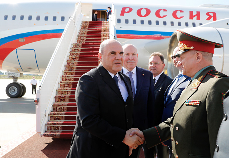 Рабочий визит премьер-министра России Михаила Мишустина в Белоруссию