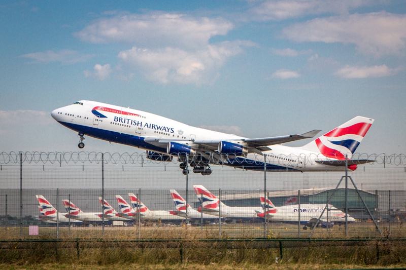 Самолет авиакомпании British Airways