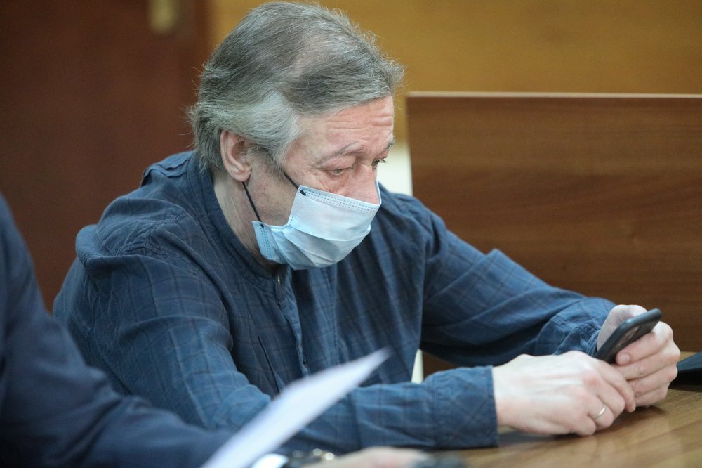 Михаил Ефремов в Пресненском суде