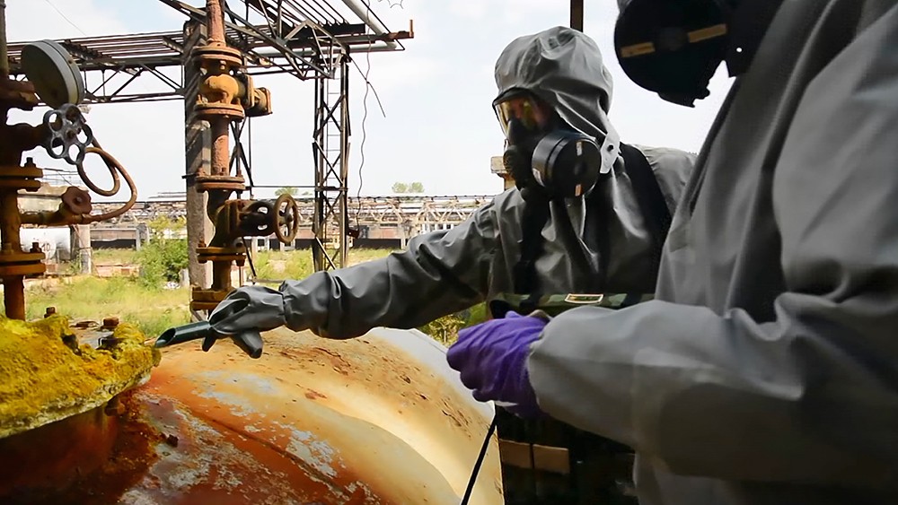 Ликвидация ядовитых веществ на территории бывшего завода "Усольехимпром"