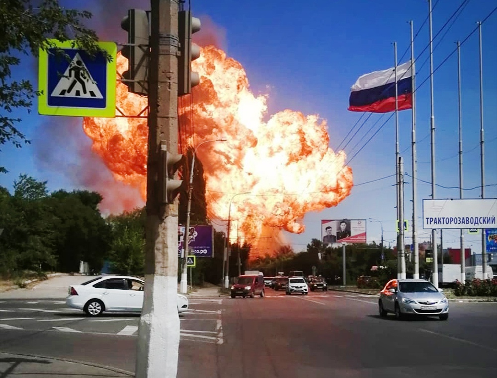 Взрыв газа в Волгограде