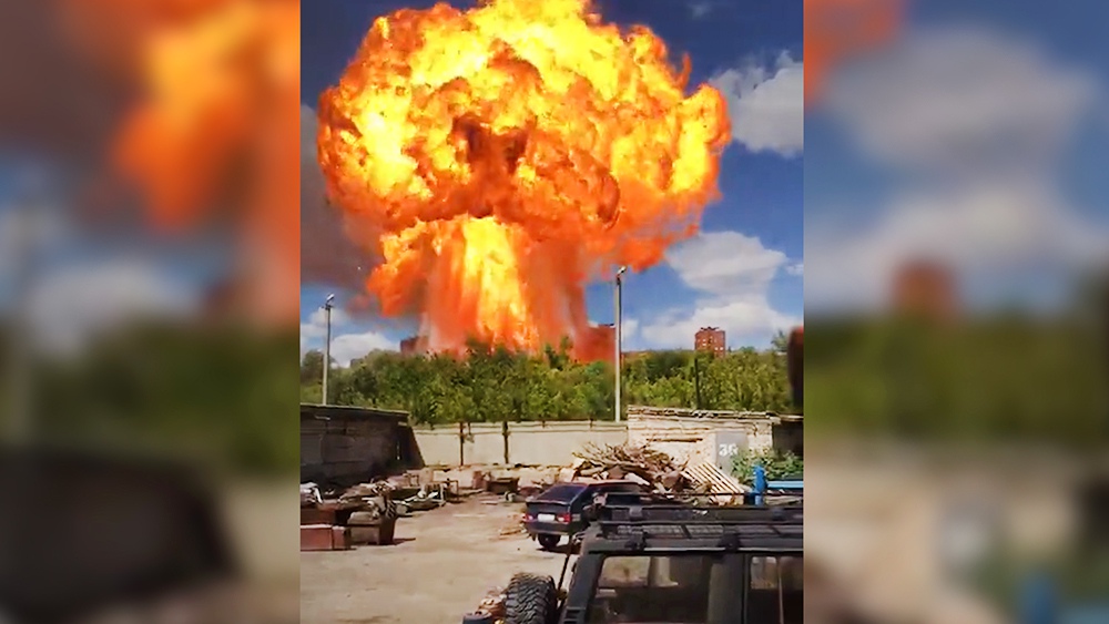 Взрыв газовой цистерны в Волгограде
